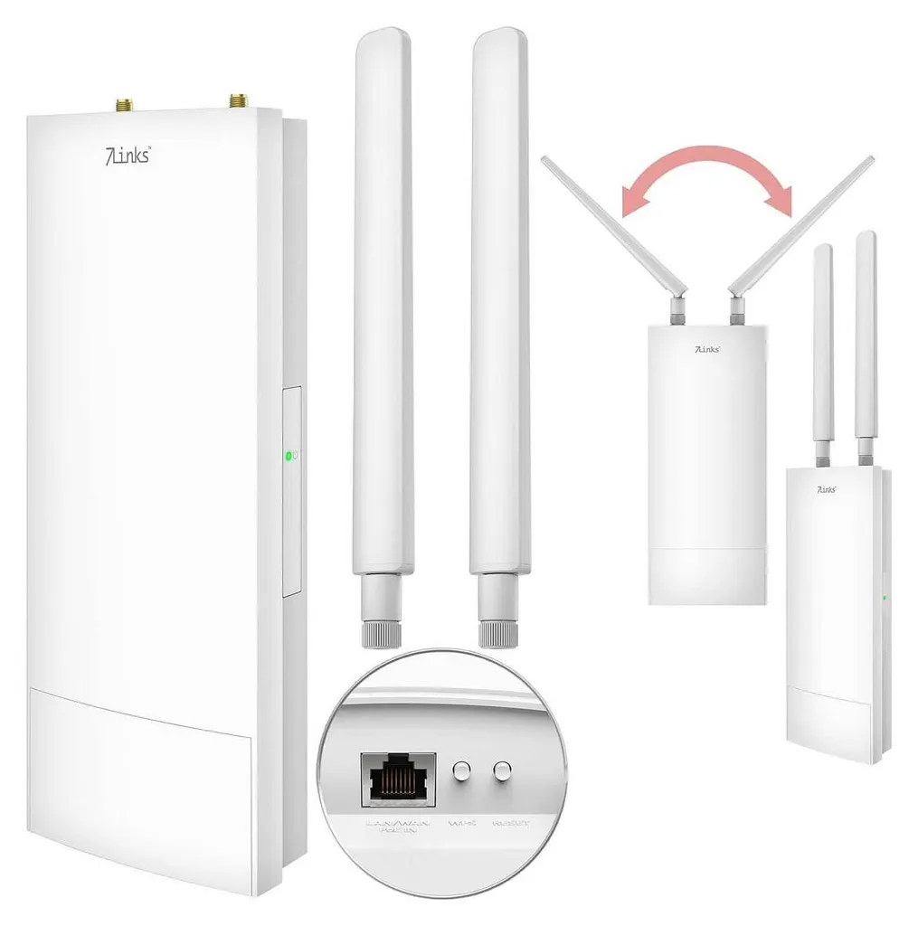 WiFi dans le Jardin avec ce Répéteur WiFi 6 Extérieur 150m et PoE IP65