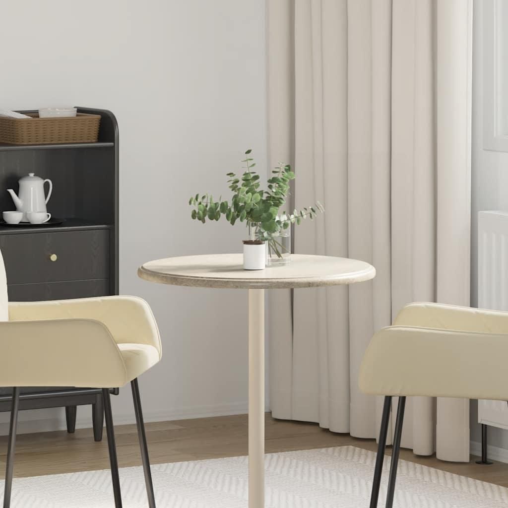vidaXL Stolová deska šedá Ø60x2,5 cm mramor Obrázek produktu 