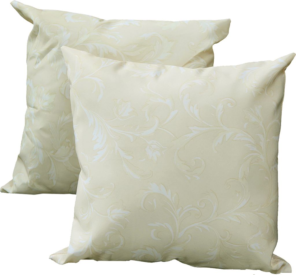 Rückenkissen, Zierkissen, Stuhlkissen, Gartenmöbel Kissen, besonders strapazierfähig, Herausnehmbare Füllung, Pflegeleicht, Waschbar Set 2 Stck...