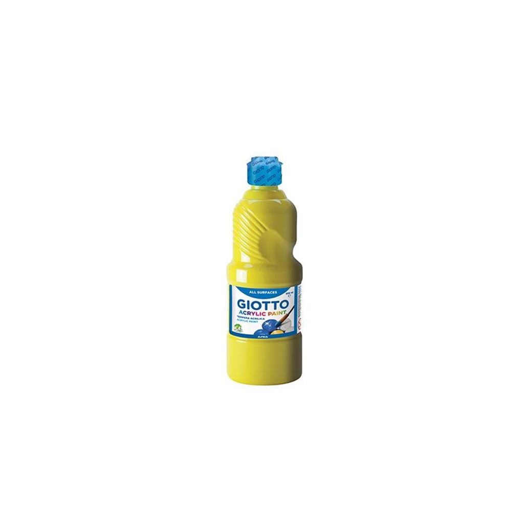Giotto 533702 Acrylfarbe 500 ml Gelb Flasche
