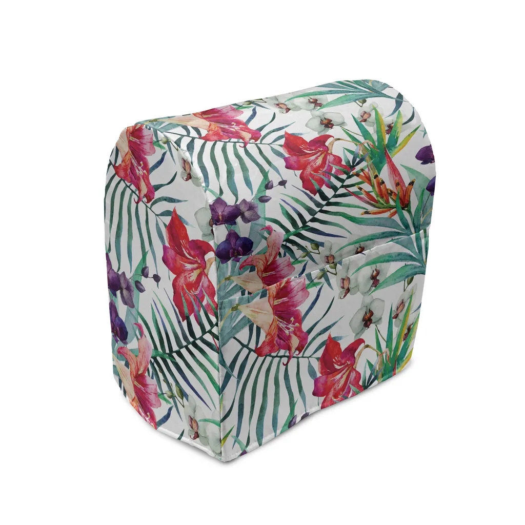 Couvercle de protection pour mixeur avec poches de rangement et motifs