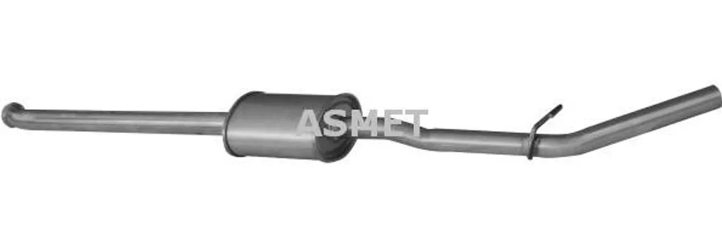 Silencieux central pour Kangoo réparer échappement ASMET 10064 OE 7700308551 neuf