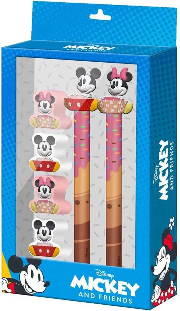 Trousse Mickey et Minnie compacte pour éviter de perdre vos stylos