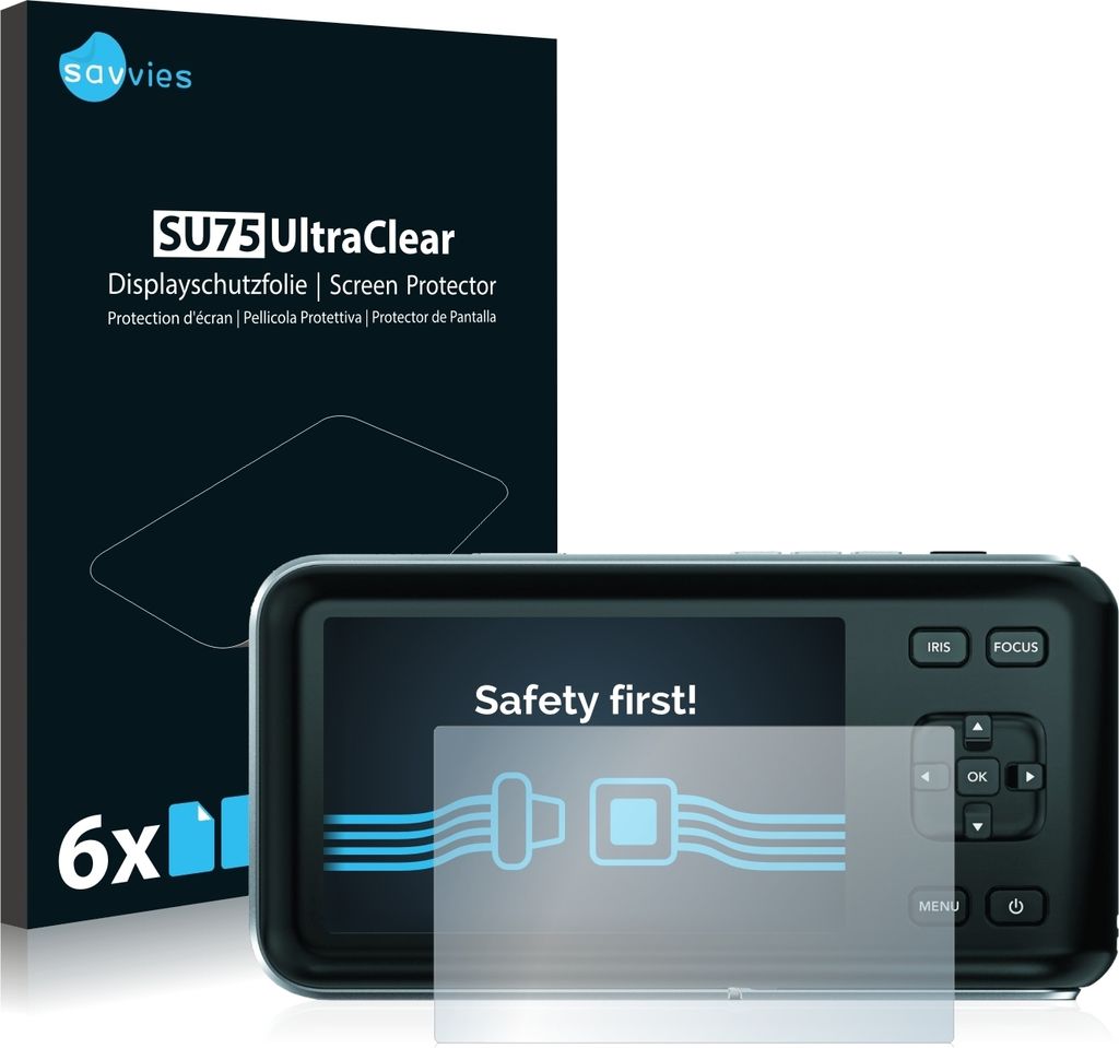 6x Für Blackmagic Pocket Cinema Camera Schutzfolie Savvies Displayschutz Display Schutz Folie Klar Transparent