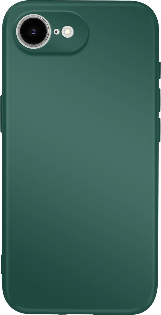 Avizar, Soft-Touch Hülle iPhone 16e Silikon Serie Fast Cover, Dunkelgrün