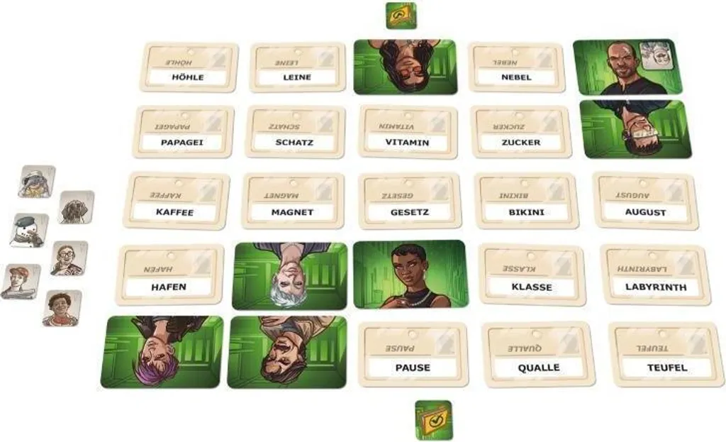 Jeu de cartes Duo de noms de code : version duel et coopération totale