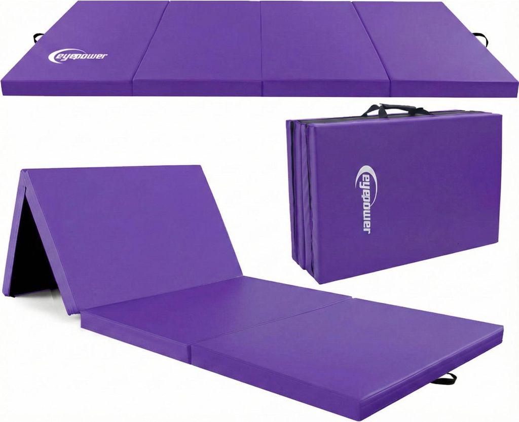 Klappbare Turnmatte 180x60x5 cm Gymnastikmatte Weichboden Produktbild 