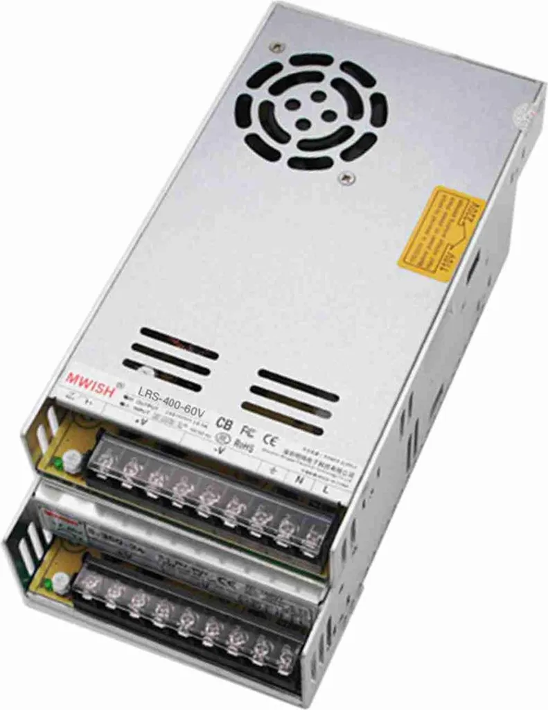 Alimentation 60V 6.6A Sortie Unique 400W avec Protection Surcharge S-400