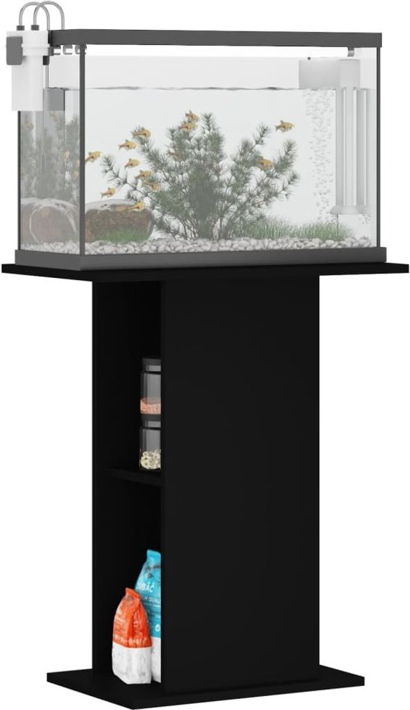 vidaXL Stojak pod akwarium czarny 60,5x36x72,5 cm materiał Zdjęcie produktu 3