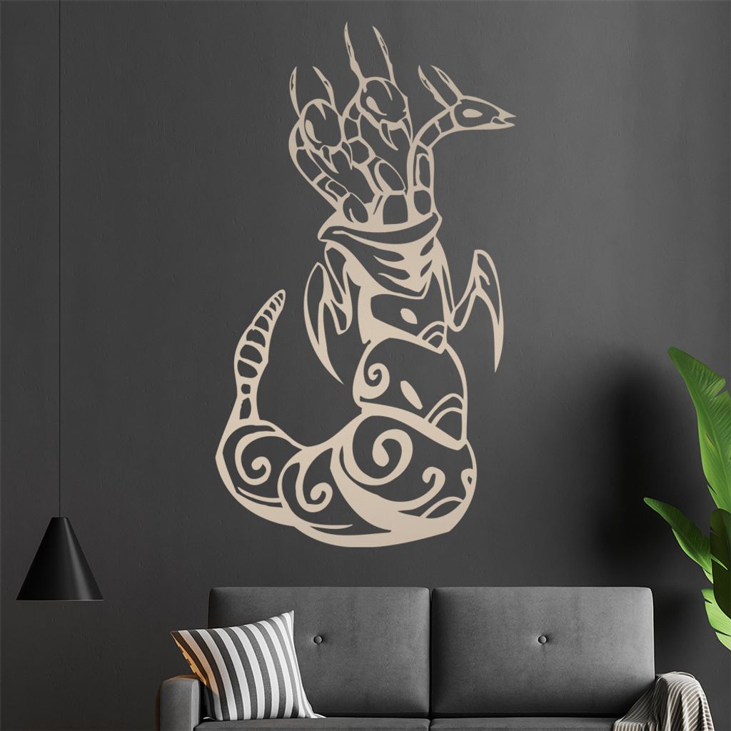 Killer Insekt Wandtattoo in 6 Größen - Wandaufkleber Wall Sticker - Dekoration, Küche, Wohnzimmer, Schlafzimmer, Badezimmer
