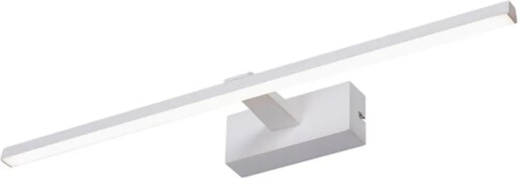 Luminaire de Miroir LED 12W Blanc Mat Albina pour Éclairage Salle de Bain