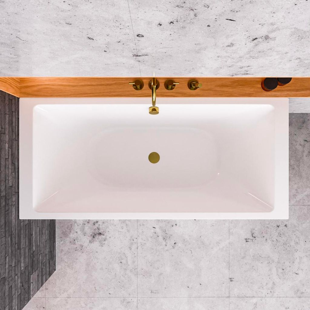 ECOLAM grande baignoire TAMI 200x90 cm + habillage en Image du produit 
