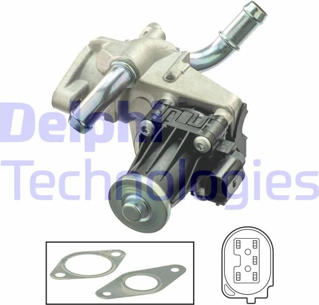 Soupape AGR Delphi EG10551-12B1 pour Boxer et Transit - OE 9800555380