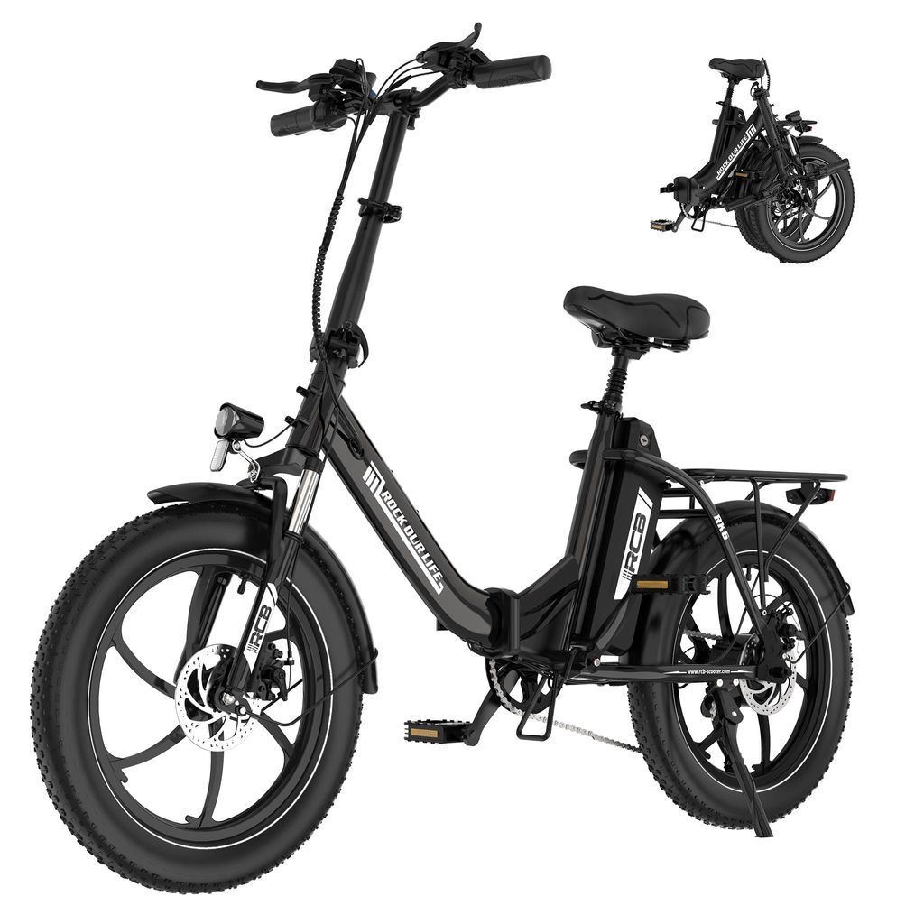 RCB Vélo électrique à Gros pneus de 20 Pouces avec Batterie Image du produit 