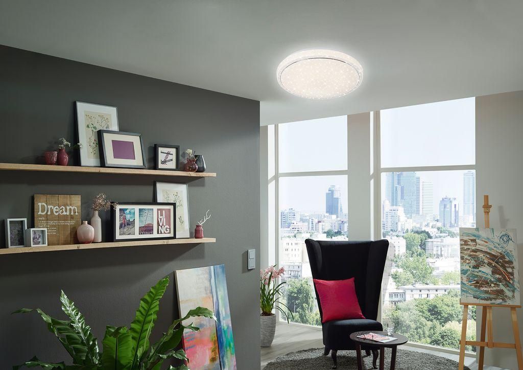 LED stropné svietidlo Briloner Star18 W 2200 lm 3000-6000 K Obrázok produktu 
