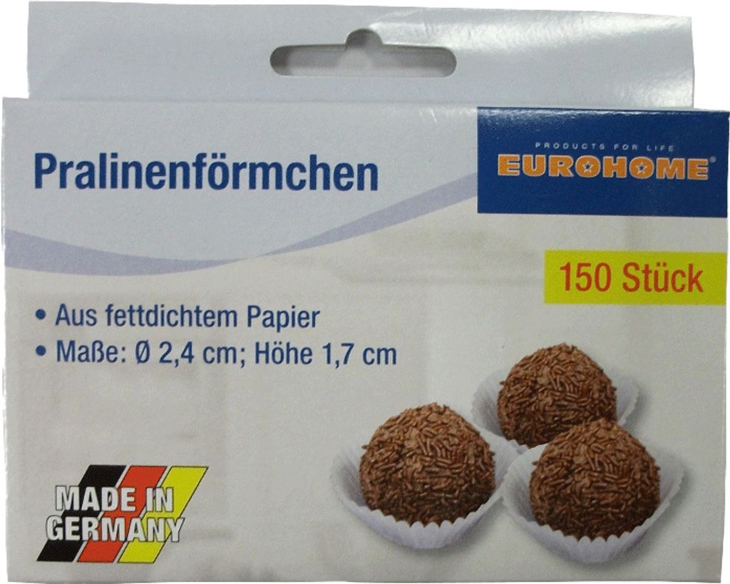 150er Pralinenförmchen EUROHOME