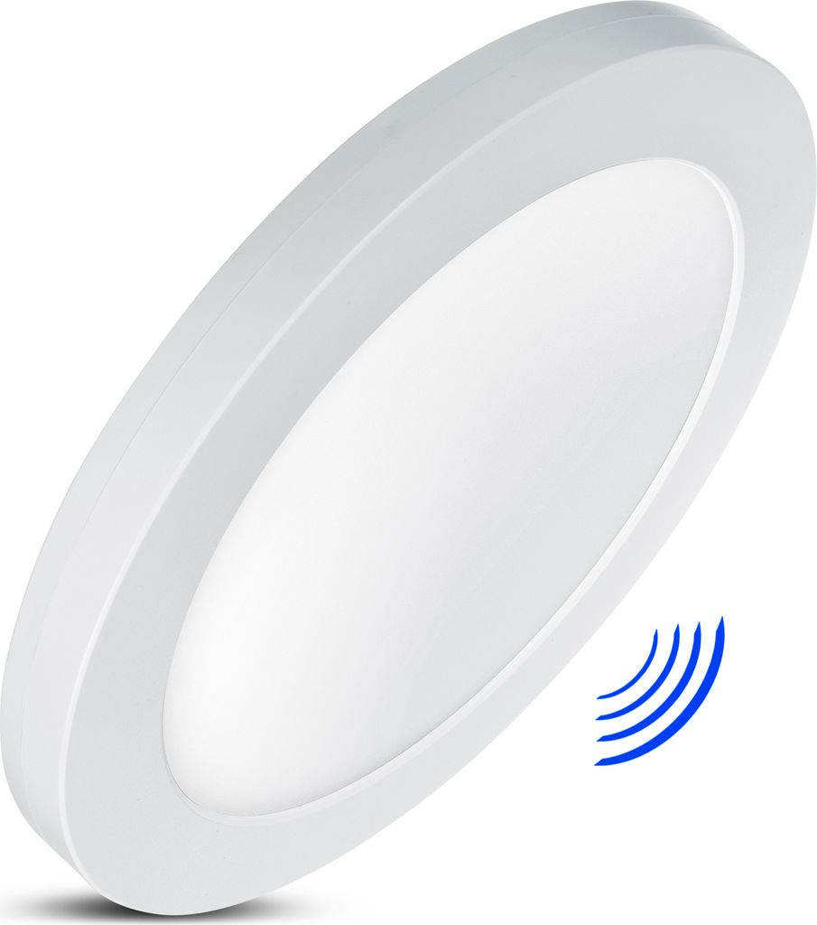LED-Panel Deckenleuchte Einbauleuchte Mikrowellensensor Produktbild 