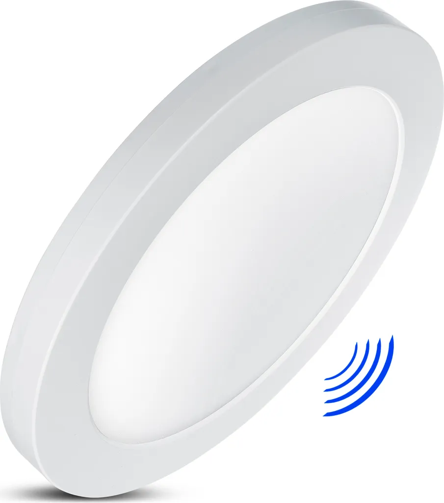 Panneau LED Plafonnier Encastré 30W avec Détecteur Micro-ondes Intégré