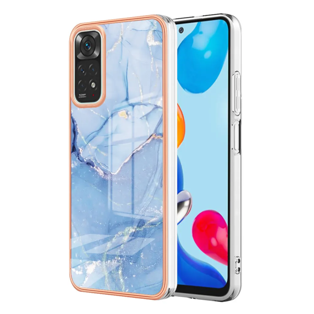 Custodia Xiaomi Redmi Note 11S / Note 11 4G Silicone Blu Antiurto