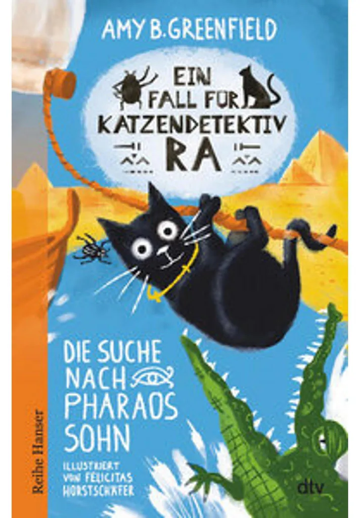 Livre Illustré Katzendetektiv Ra : Mystère au Palais du Pharaon - 8 ans