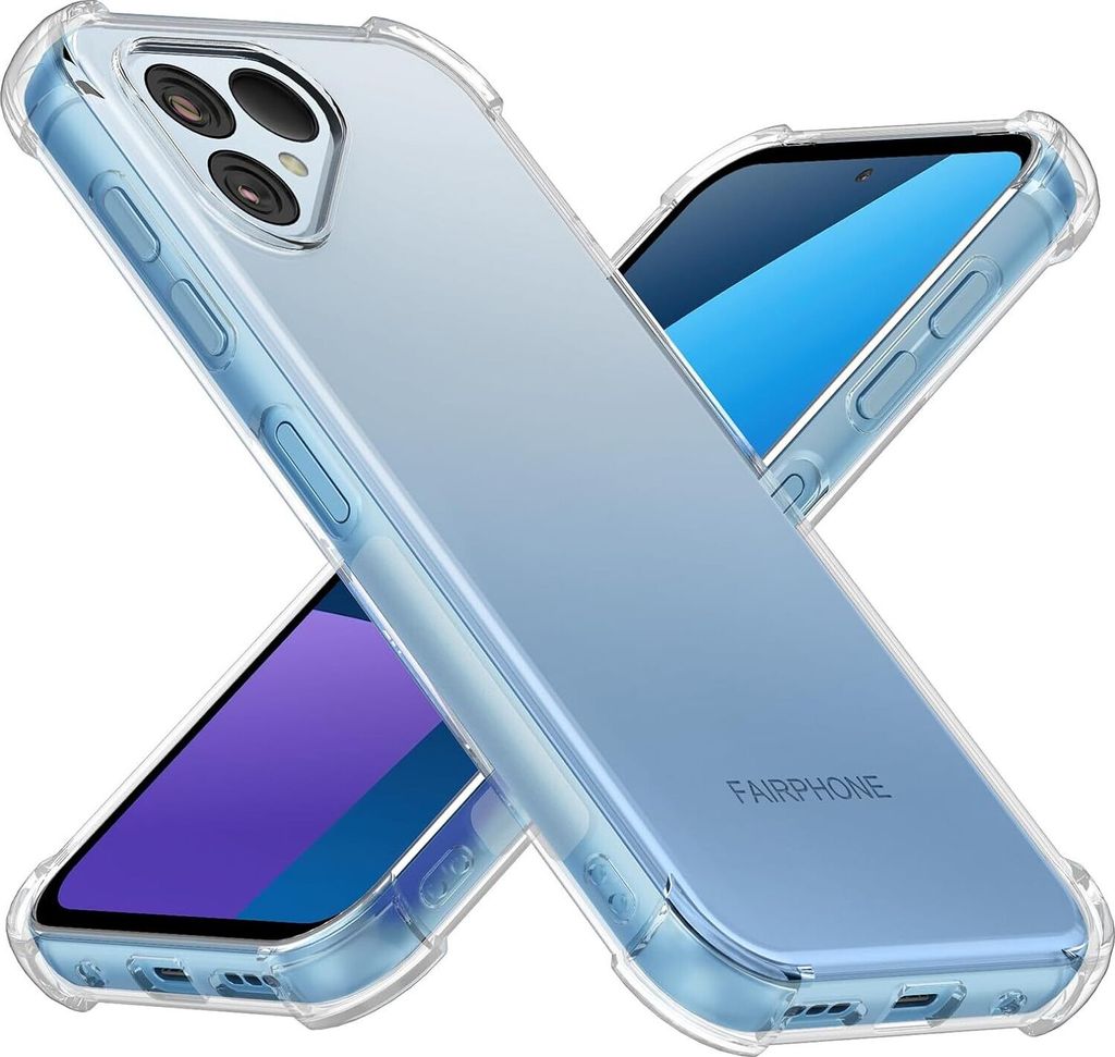 Pouzdro pro Fairphone 5 Průhledné Měkké TPU Bumper, Obrázek produktu 