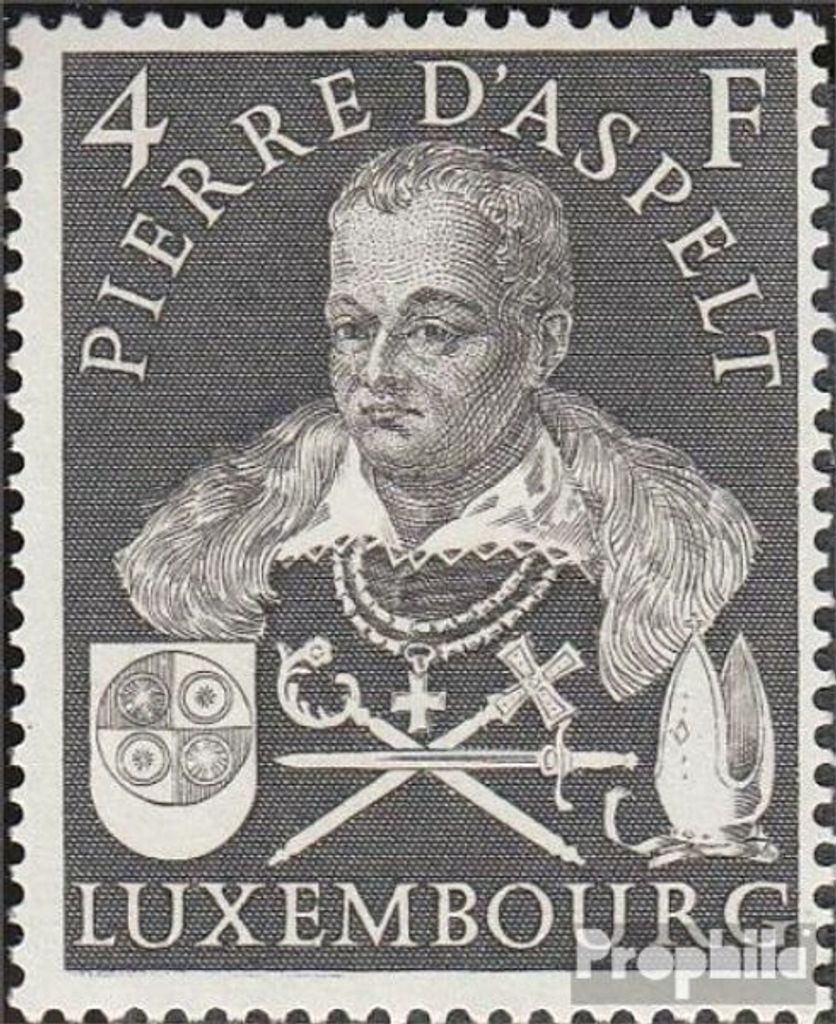 Briefmarken Luxemburg 1953 Mi 516 (kompl.Ausg.) postfrisch Peter von Aspelt