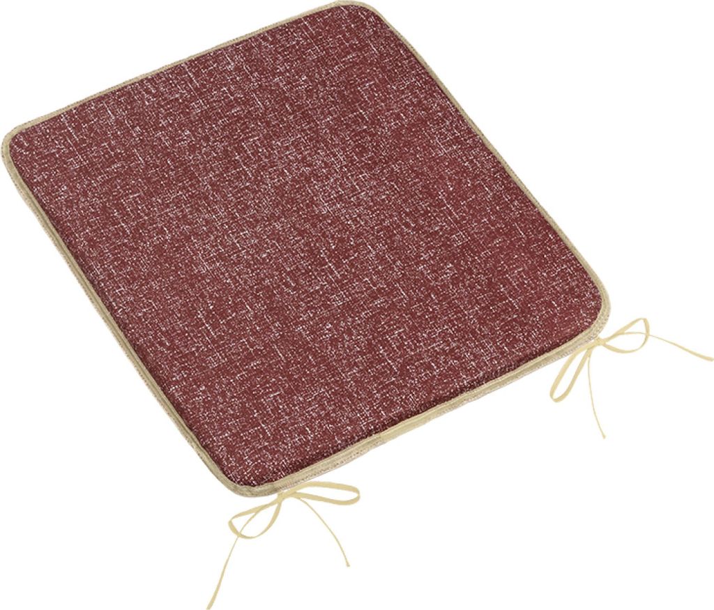 LADA Sitzkissen - 40x40 cm - Burgunderrot