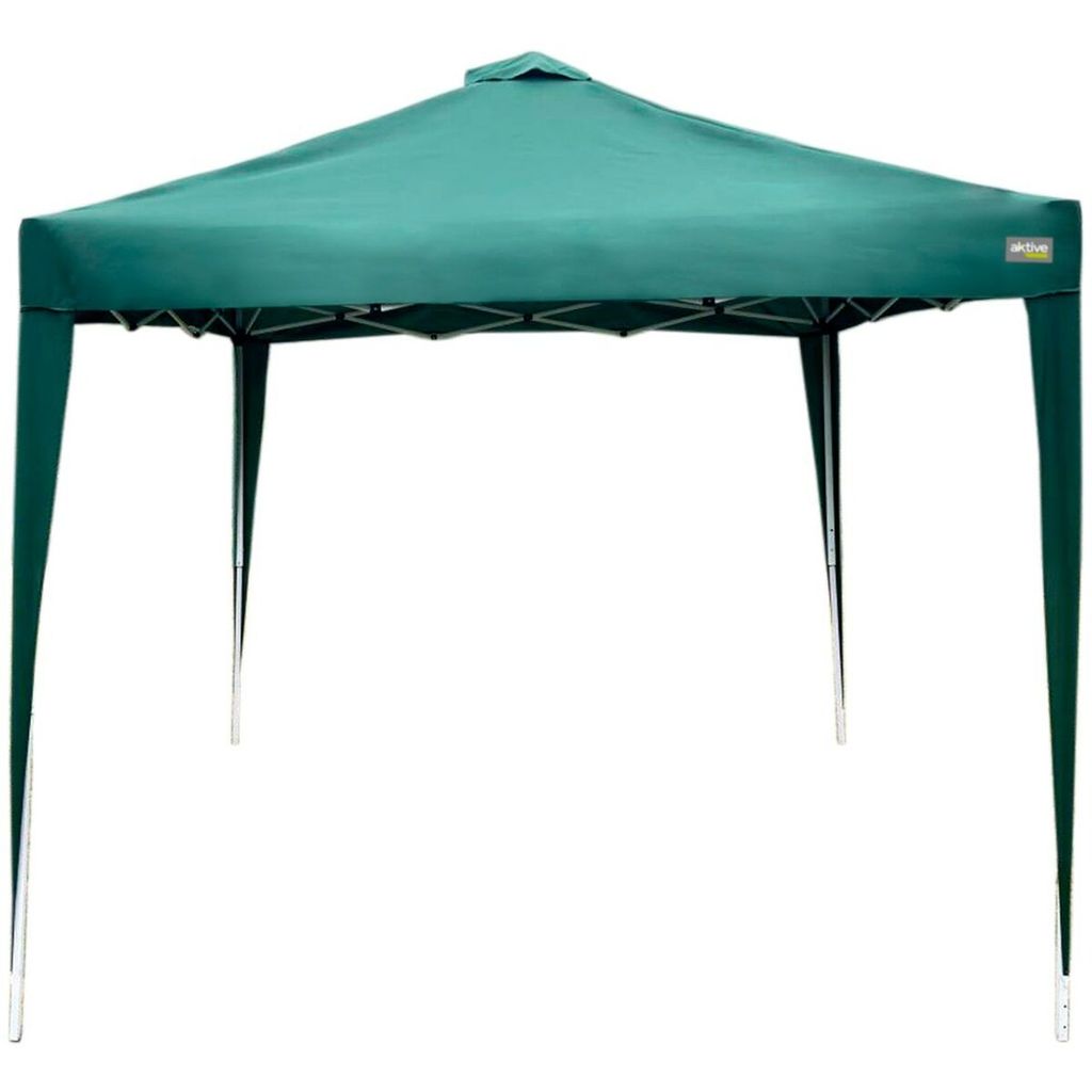 Gazebo Active 300 x 250 x 300 cm Tuch Stahl Grün