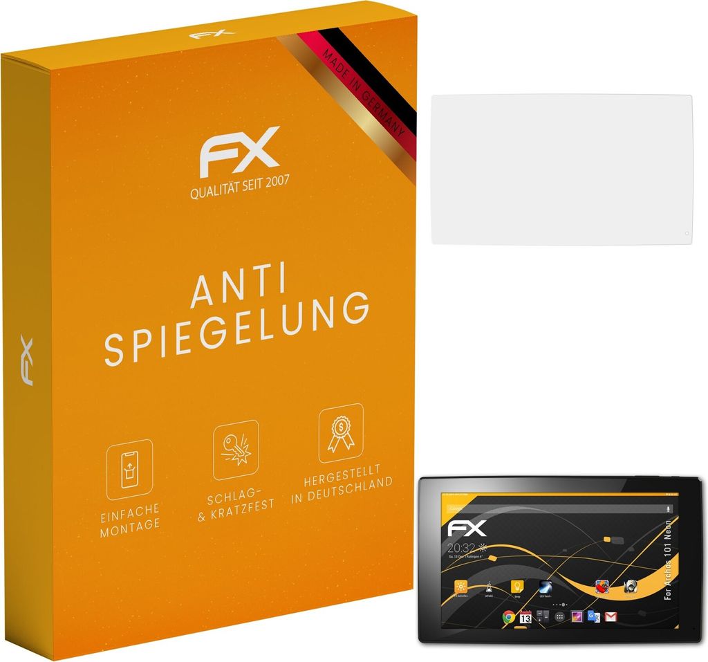 atFoliX FX-Antireflex 2x Schutzfolie kompatibel mit Archos 101 Neon Displayfolie