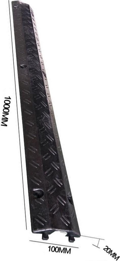 Krycí lišta na kabeláž, 1100 x 100 mm, černá Obrázek produktu 21
