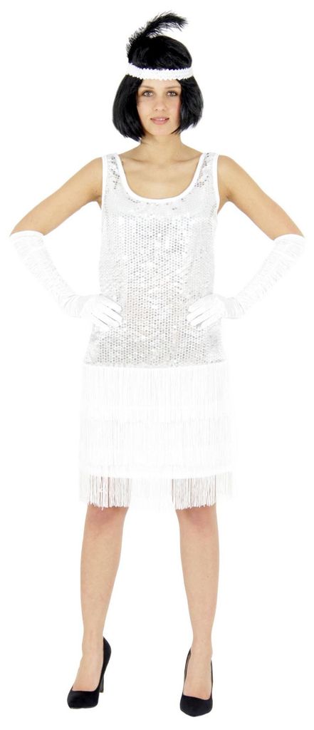 20er Jahre Damen Kleid Charleston Kostüm Mafia 20s Flapper Produktbild 