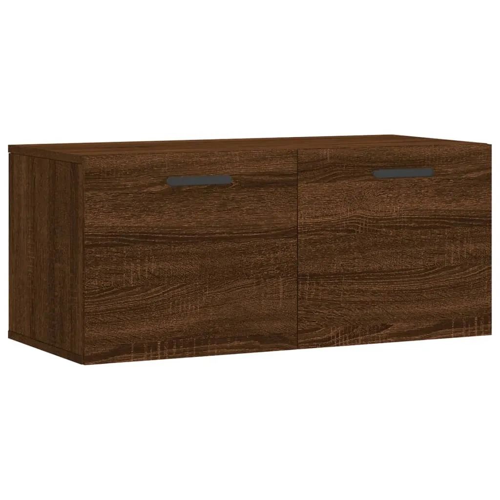 SYFAX Mobile a Parete Rovere Marrone 80x36,5x35 cm | Arredo Salvaspazio
