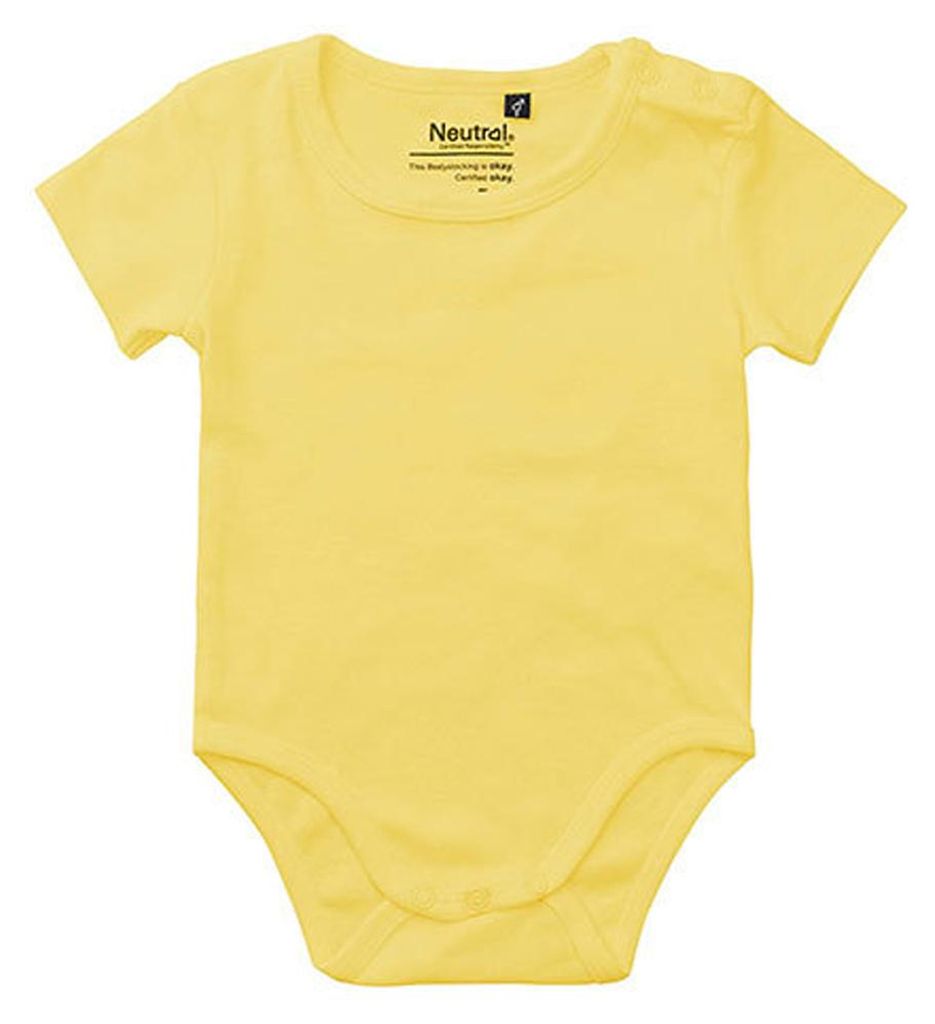 Neutral - Bodysuit für Baby kurzärmlig LT5899 (68) (Staubiges Gelb)