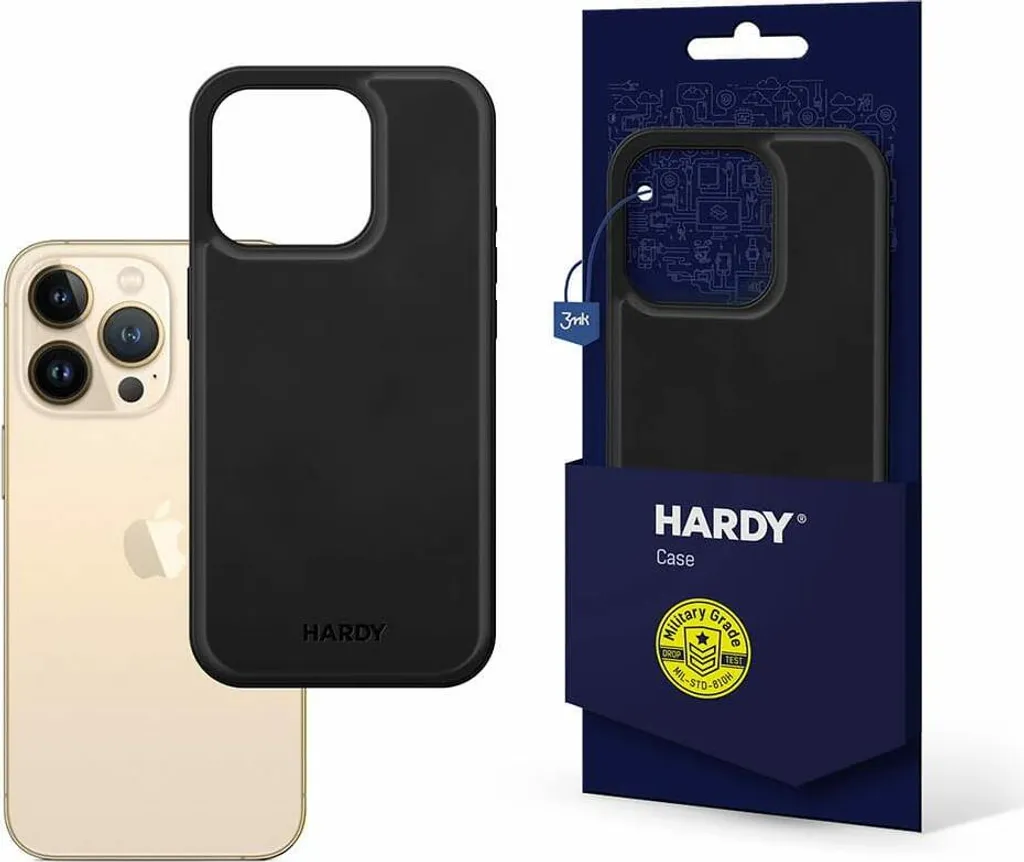 Protezione Totale iPhone 13 Pro Max 3mk HARDY Silky Leather MagSafe