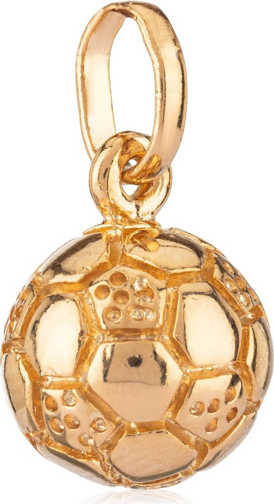 Original Ketten Anhänger Vergoldet Fußball Ball 10mm 5113