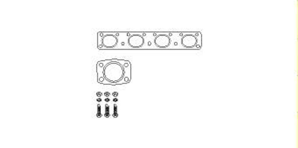 HJS Montagesatz Katalysator 82 12 2332 für BMW 3 Touring (E91)