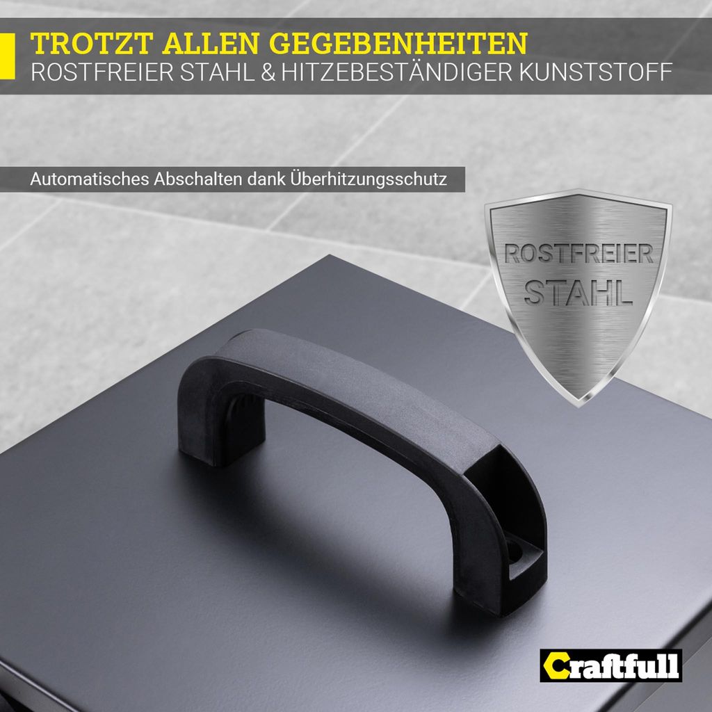 Craftfull Elektro Heizlüfter HL200 - 2000-3000 Watt - Produktbild 6
