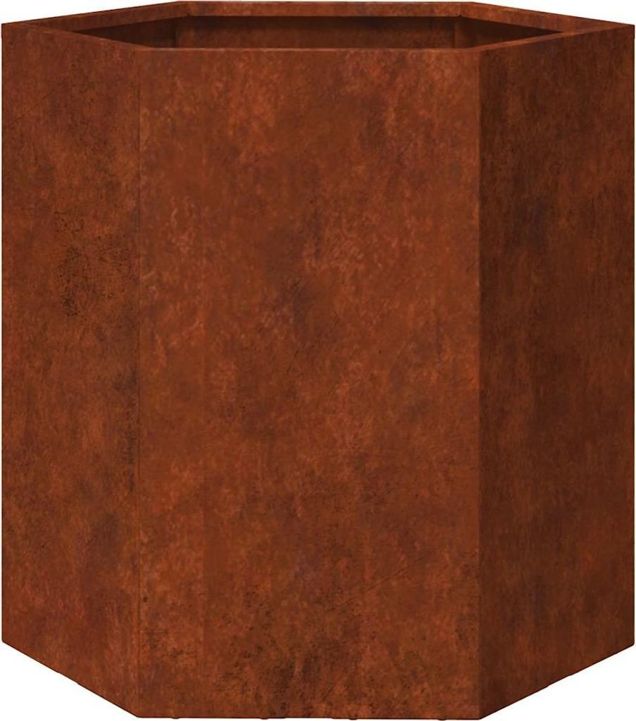vidaXL Pflanzkübel Rostig 40x40x45 cm Cortenstahl Produktbild 
