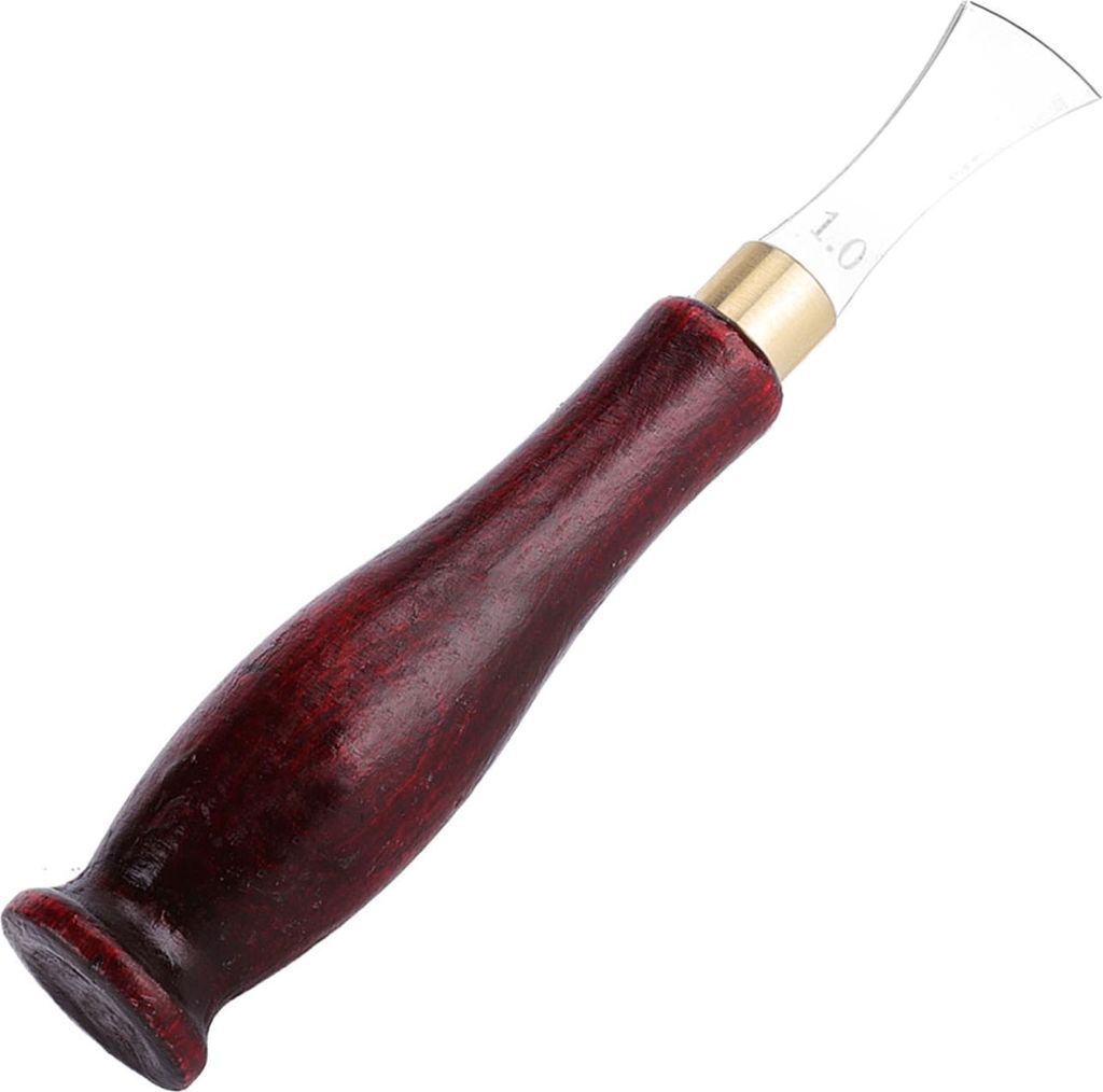 Leder-Flachschlitz-Kantenlineal-Kantenschneider Leder-Crimpwerkzeuge (1 mm)