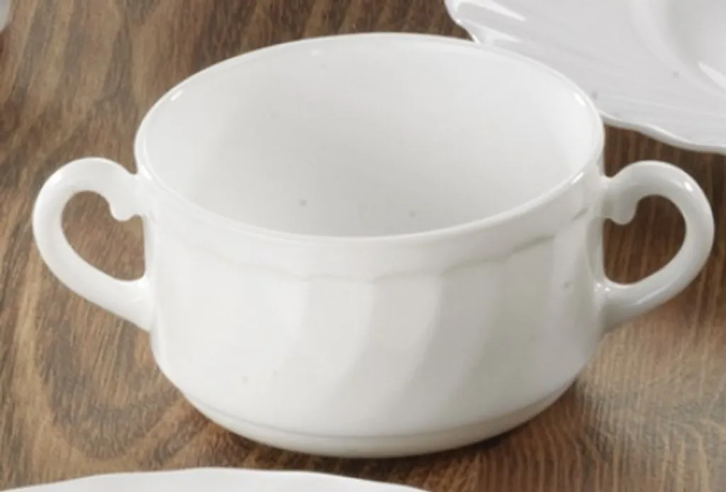 Vaisselle de Réception : Bol à Soupe Arcoroc Trianon 32cl Blanc Durable - 3