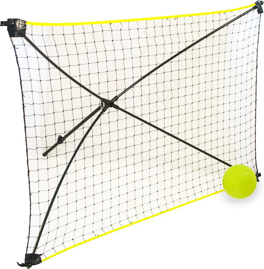Filet rebondisseur de sport X Rebounder et sa balle de reflexe 60cm