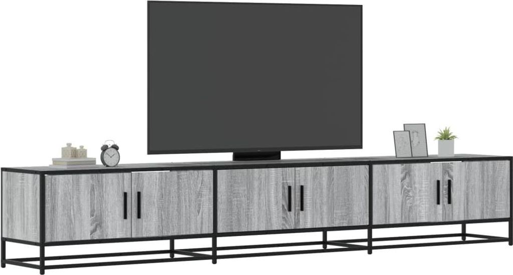 vidaXL TV-Schrank Grau Sonoma 240x35x41 cm Holzwerkstoff