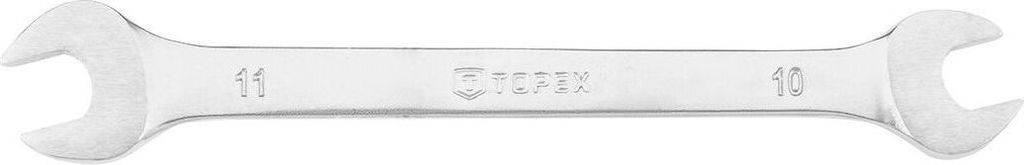 TOPEX Maulschlüssel, beiderseitig 10 x 11 mm, CrV-Stahl