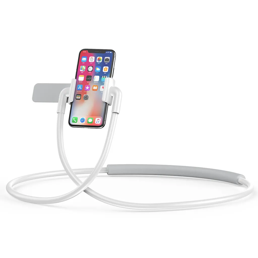 Supporto Baseus per Smartphone da Collo - Video POV e Selfie Bianco - 1