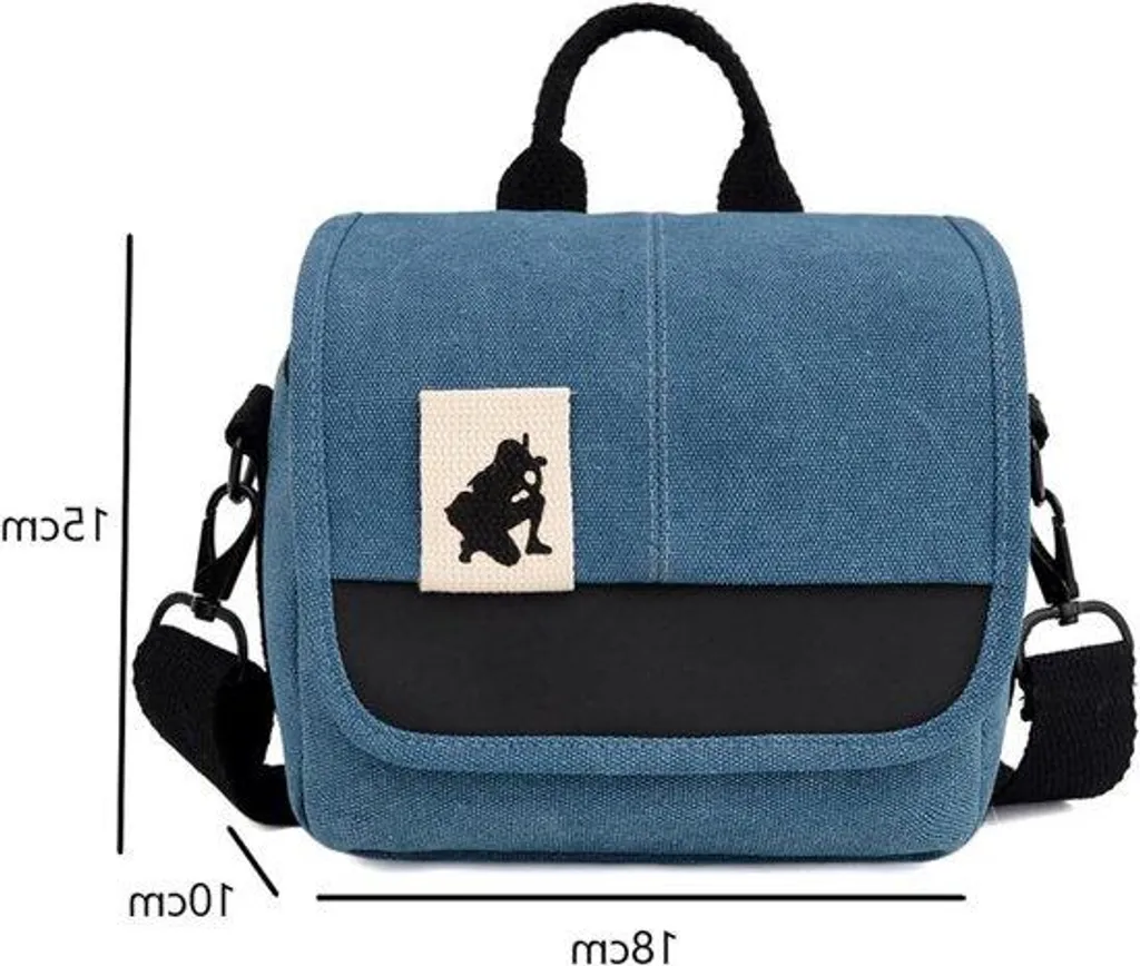 Sac photo étanche bleu avec accessoires de transport pour matériel Reflex