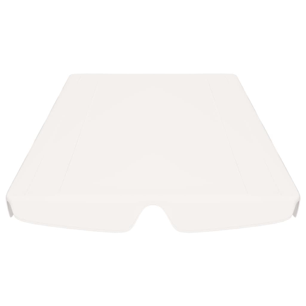 Stabli Möbel Ersatzdach für Hollywoodschaukel Weiß 188/168x145/110 cm - Pavillons & Partyzelte CC2958566