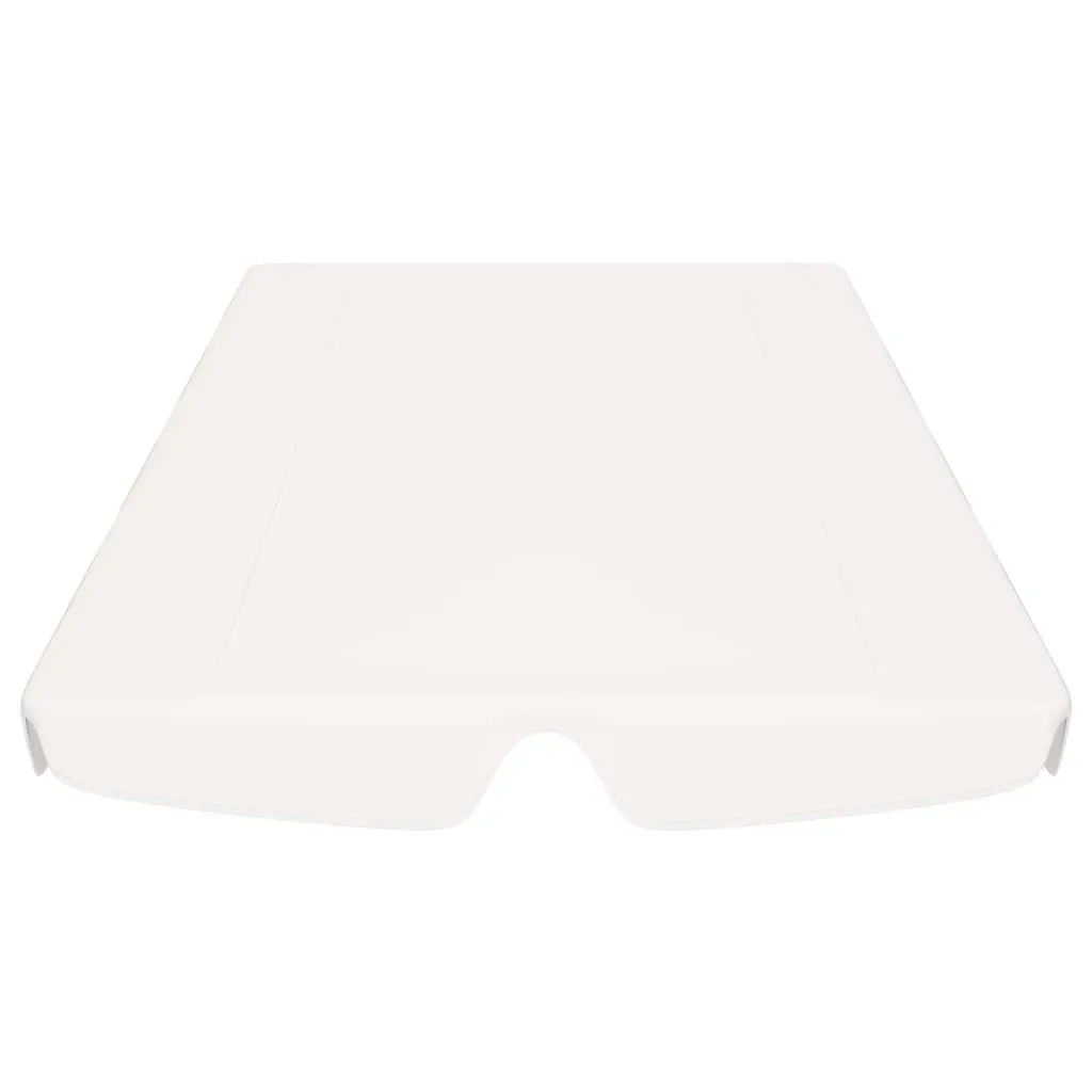 Telo Ricambio Dondolo 3 Posti Bianco 188/168x145/110 cm Alta Resistenza