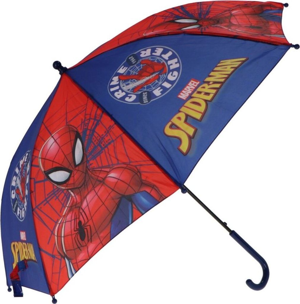Spider-Man Regenschirm Ø 78 cm – Kinder Stockschirm für Produktbild 