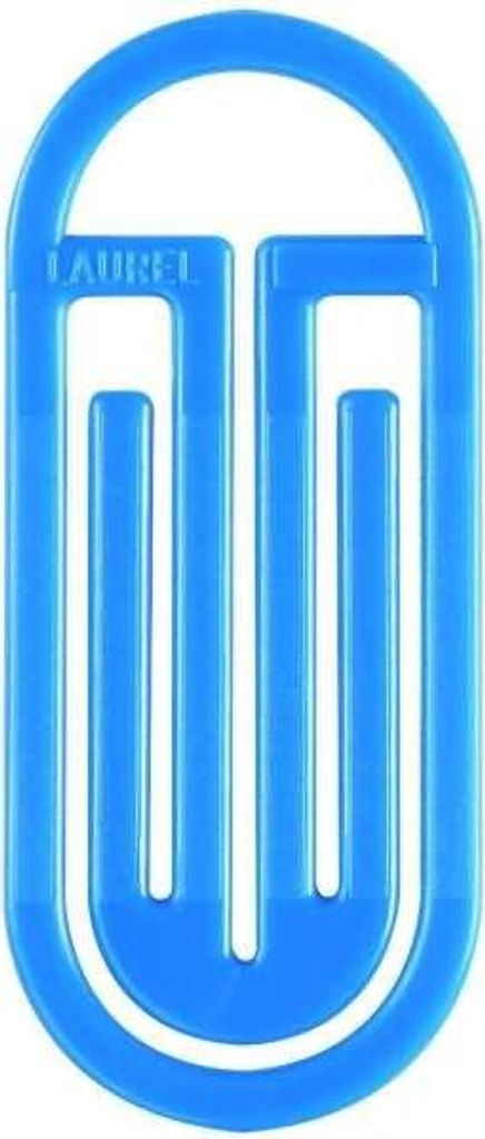 Büroklammern King Klips mit Bogen 50/62mm VE=1000 Stück blau