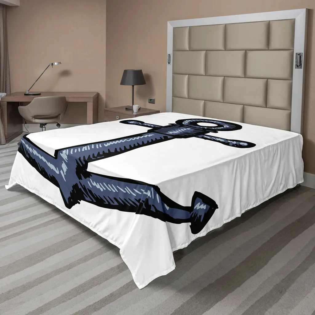 Lenzuolo ABAKUHAUS Ancora 260x228 cm Design Artistico - Trendy Grey